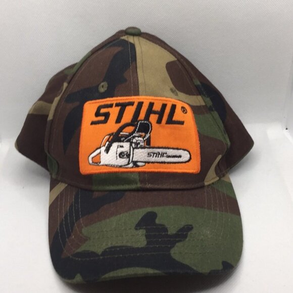 Stihl Chainsaws Camo Baseball Hat Cap Cotton Men’s Small Engines Yard Eq… - Picture 6 of 6